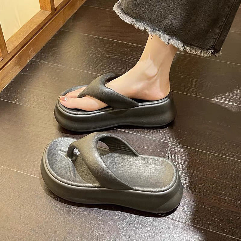 Non-slip Height-increasing Thick-soled EVA Flip-Flops – Women's Summer Slippers for Comfort & Style