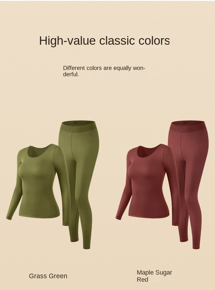 Moisturizing Thermal Long Johns for Women – Hyaluronic Acid Base Layer