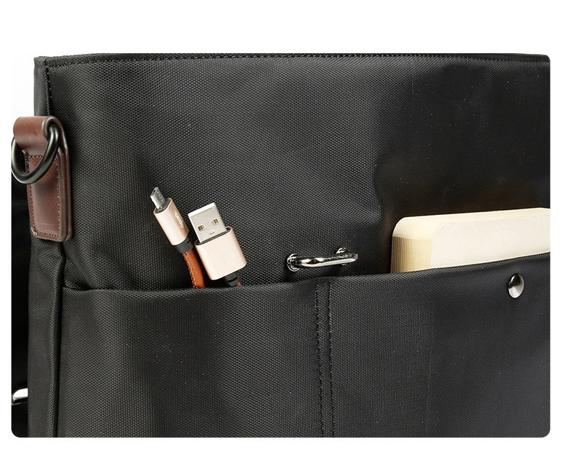 Men's Portable Casual Canvas Shoulder Bag