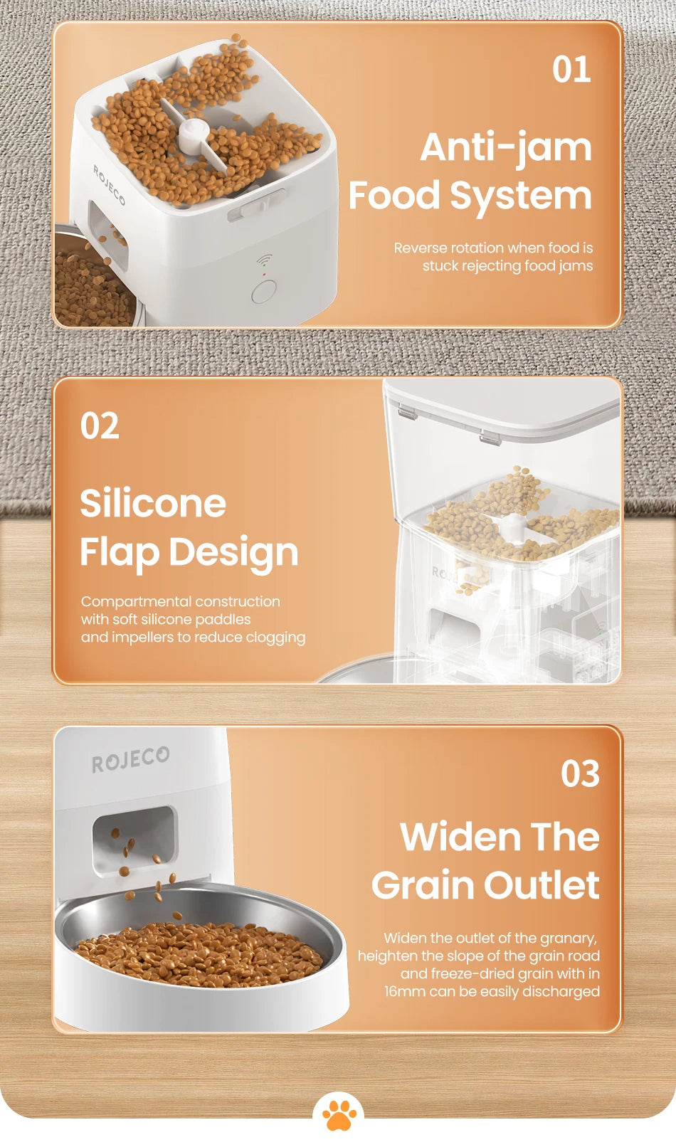 Smart Automatic Pet Feeder – WiFi-Enabled Food Dispenser for Cats & Dogs