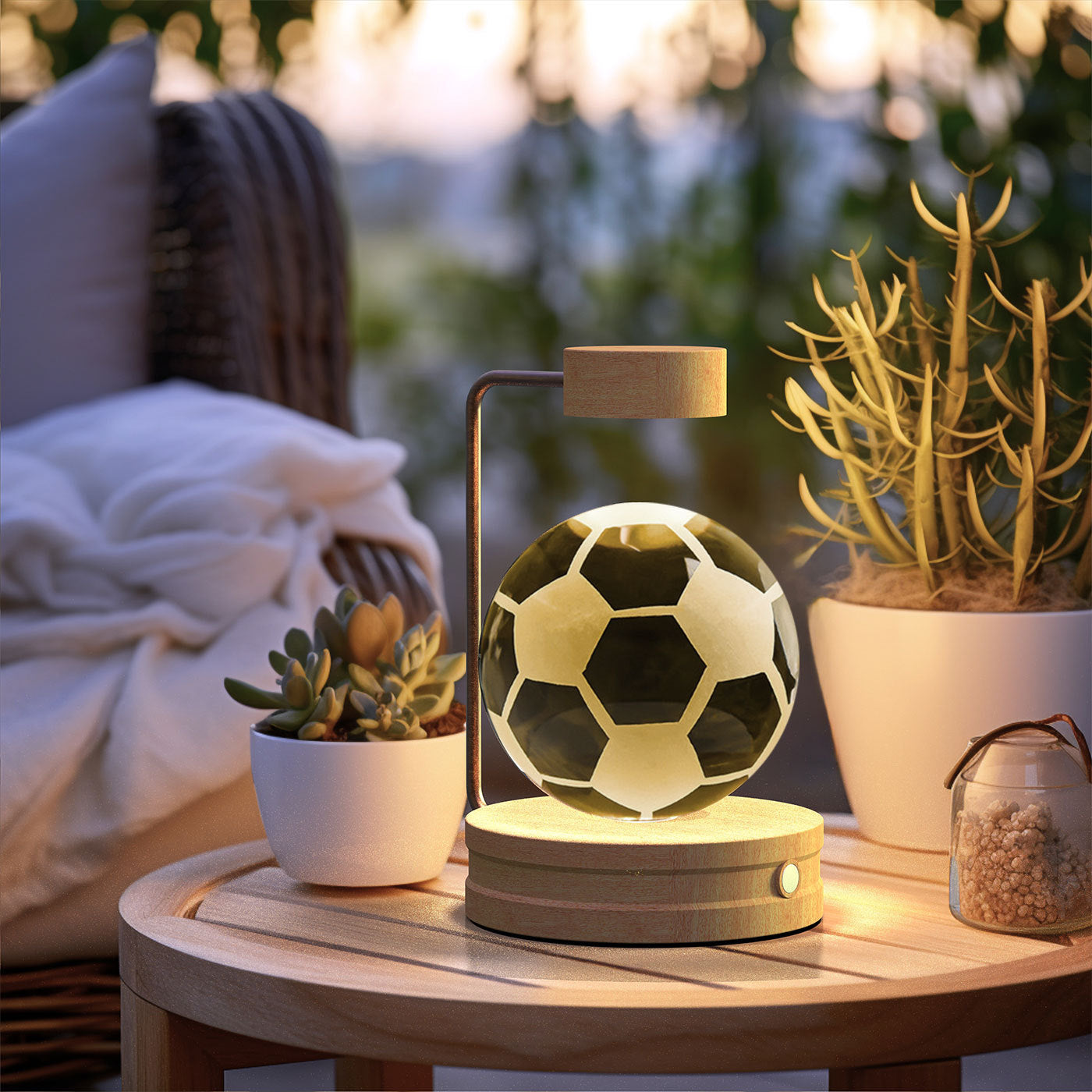 Cosmic Dinosaur Crystal Ball Night Lamp