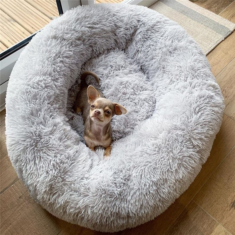 Super Soft Plush Dog & Cat Bed – Washable Deep Sleep Pet Sofa Mat with Anti-Slip Bottom