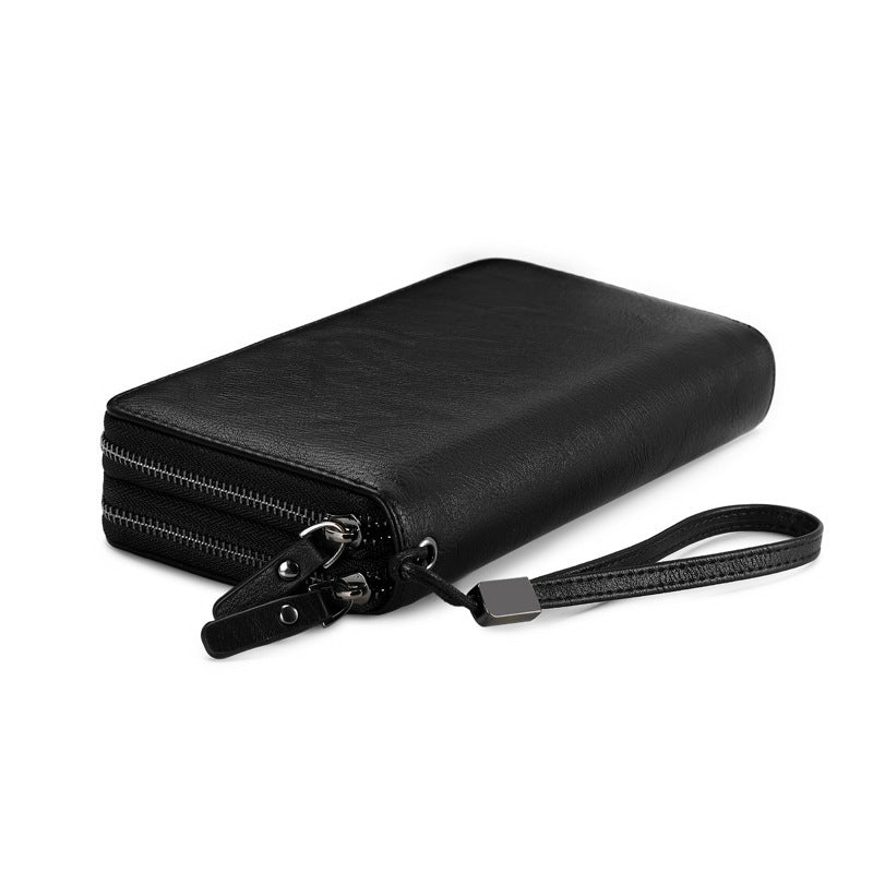 Men's Anti-theft RFID Multifunctional Wallet – PU Leather, Secure, and Stylish