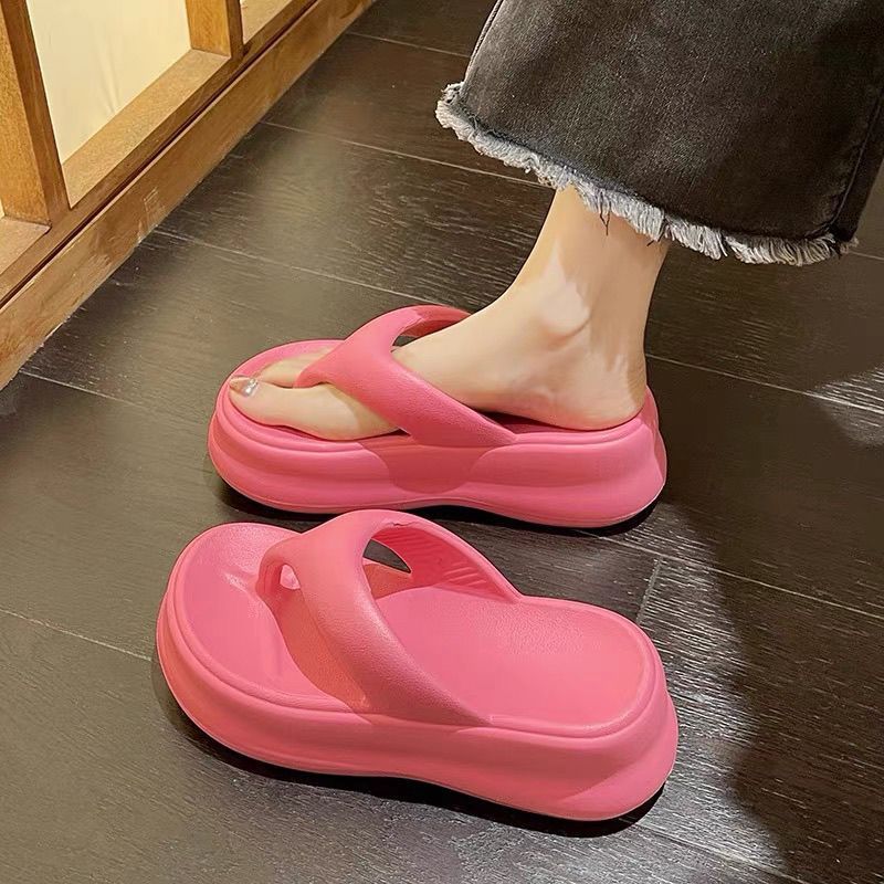 Non-slip Height-increasing Thick-soled EVA Flip-Flops – Women's Summer Slippers for Comfort & Style