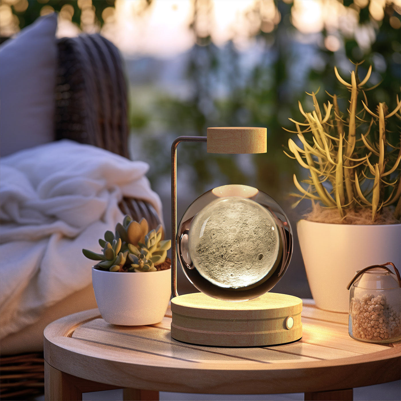 Cosmic Dinosaur Crystal Ball Night Lamp