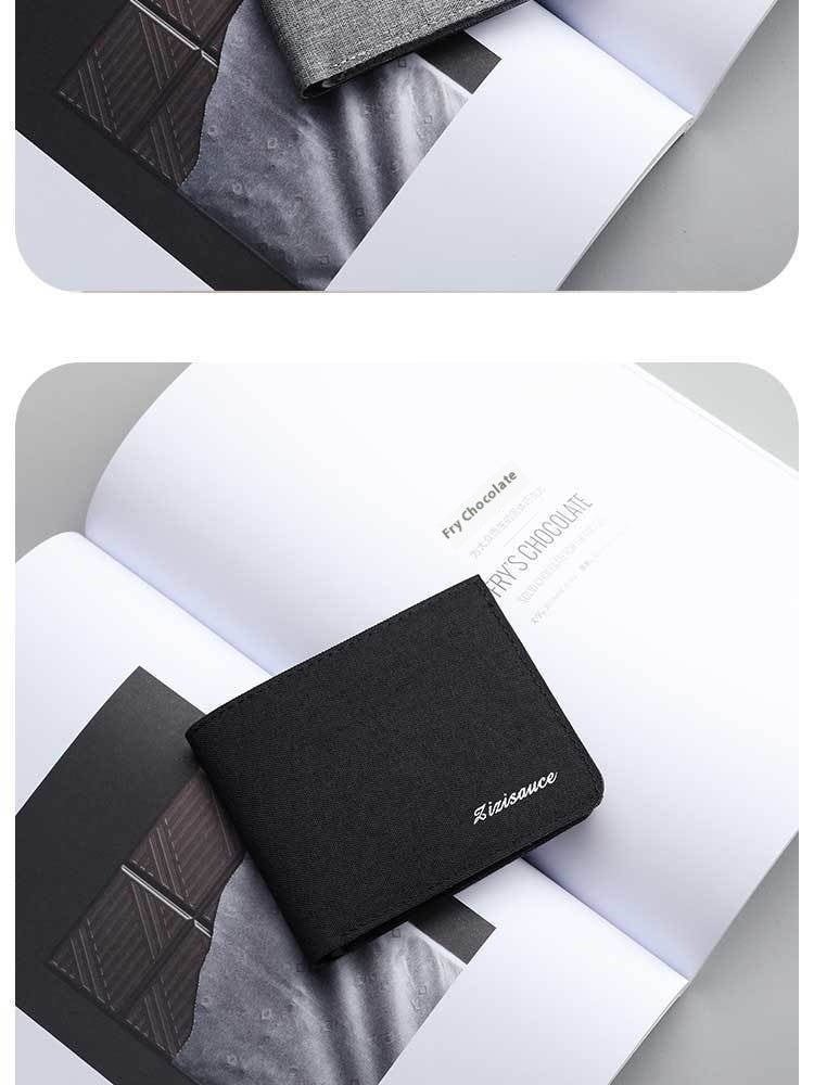 Unisex Anti-Cut Student Wallet – Compact & Casual Urban Style ID Holder | Multi-Functional Mini Card & License Bag