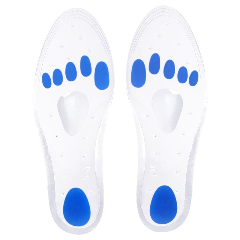 Silicone Shock Absorbing Insoles – Soft Pressure Relief Full Pads | Unisex Sizes EU 35–46