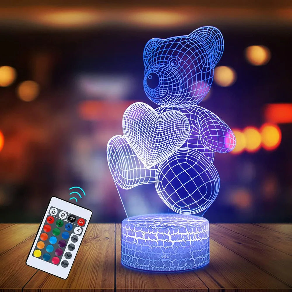 3D Acrylic LED Night Lamp