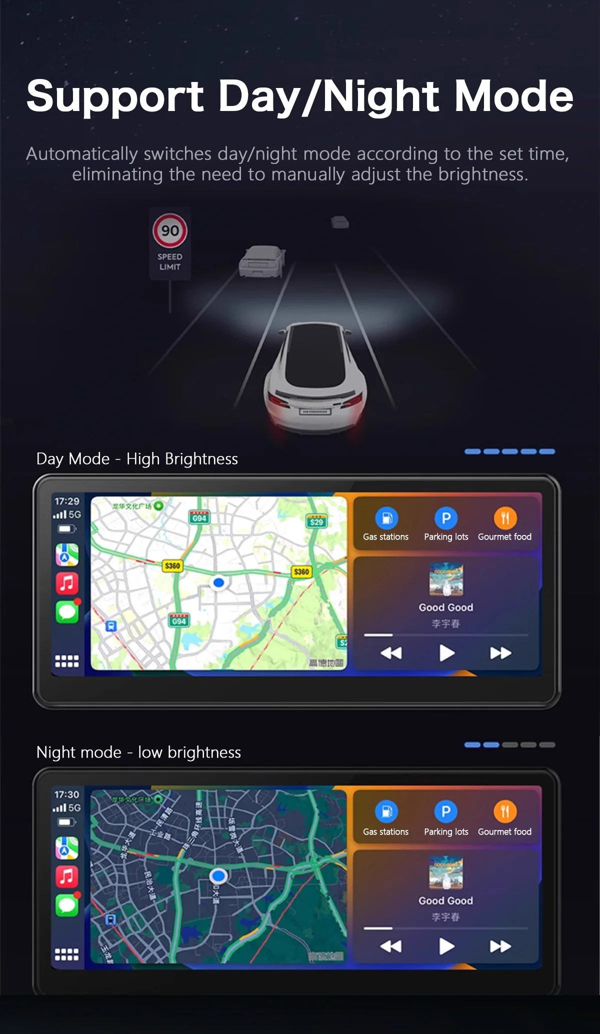 ACODO 3-in-1 CarPlay & Android Auto Box – Android 12, YouTube, Netflix, Dual WiFi