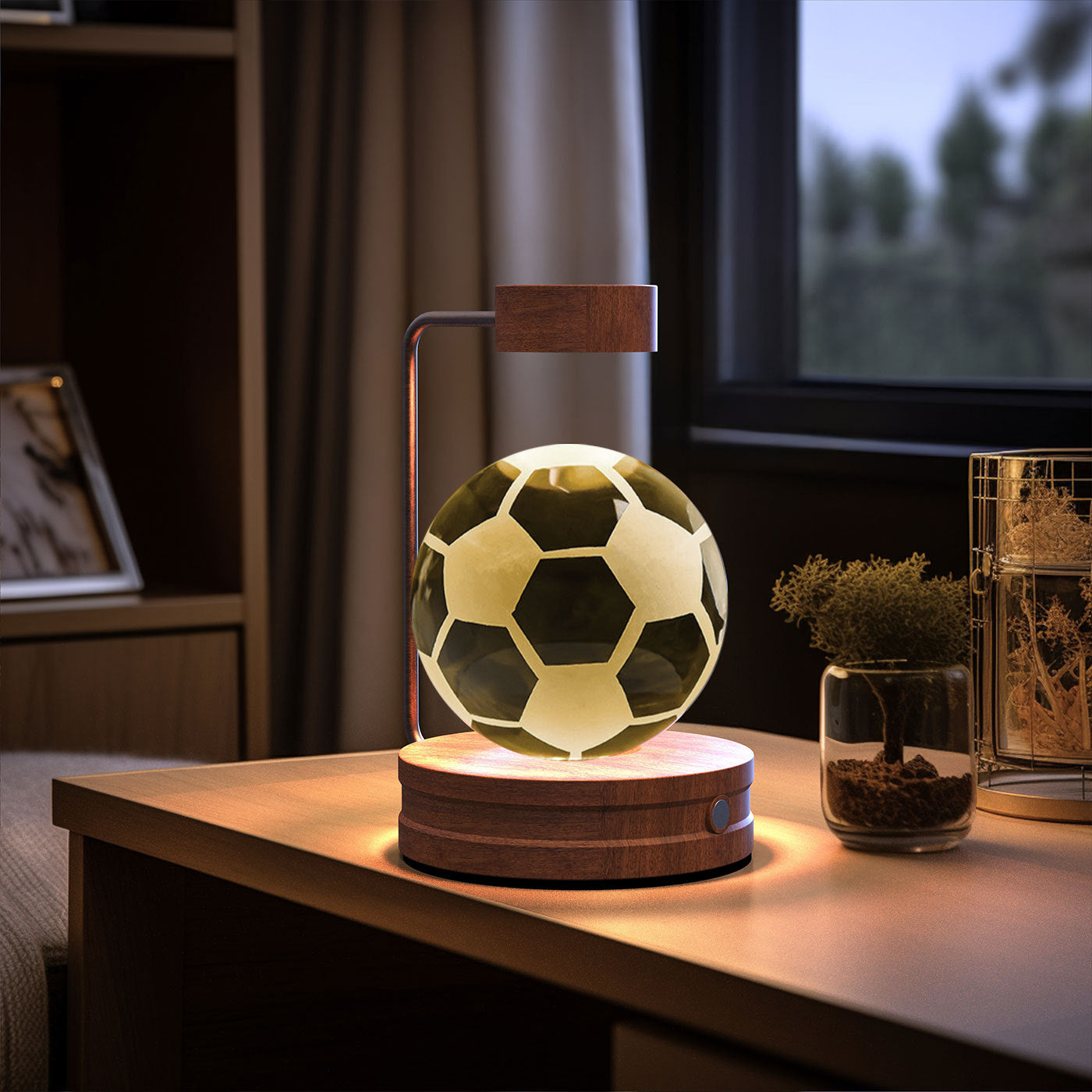 Cosmic Dinosaur Crystal Ball Night Lamp