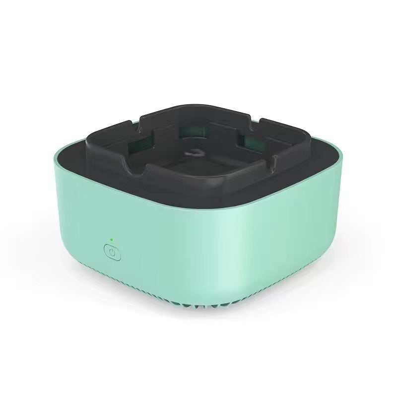 Portable Smoke Removal Ashtray – Automatic Air Purifier with Anion Filtration for Car & Home Use