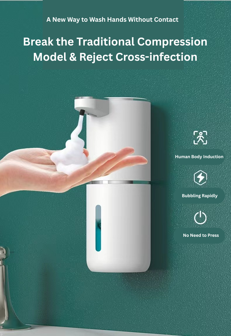 P11 Intelligent Induction Soap Dispenser – Automatic Touchless Foaming Hand Sanitizer for Wall & Desktop Use