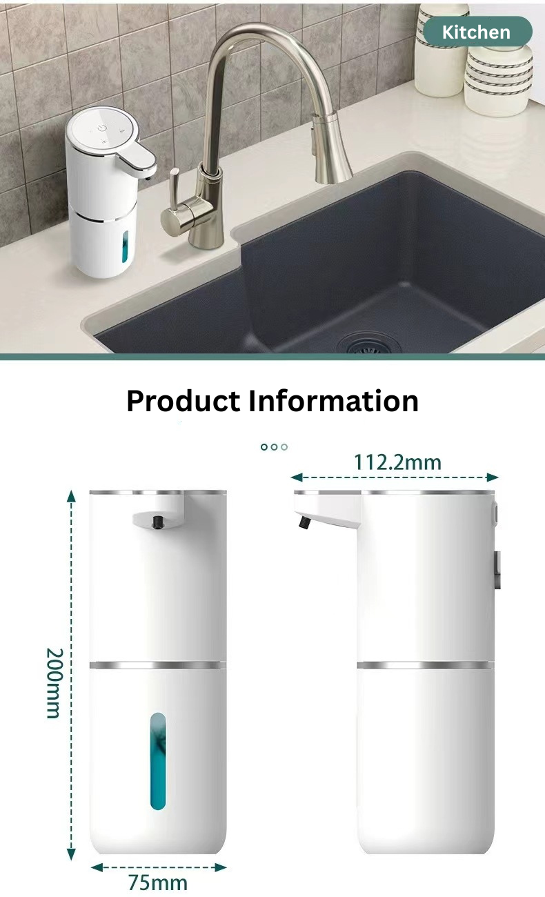P11 Intelligent Induction Soap Dispenser – Automatic Touchless Foaming Hand Sanitizer for Wall & Desktop Use