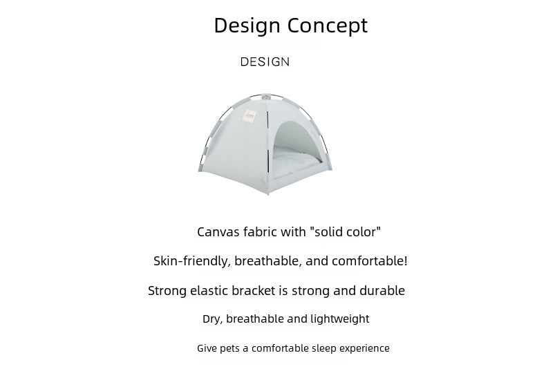 Summer Cooling Outdoor Pet Tent – Breathable, Foldable & Stylish Pet House
