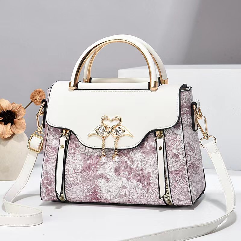 All-Match Simple Crossbody Bag for Women – Stylish PU Leather Shoulder Bag with Weaving Design