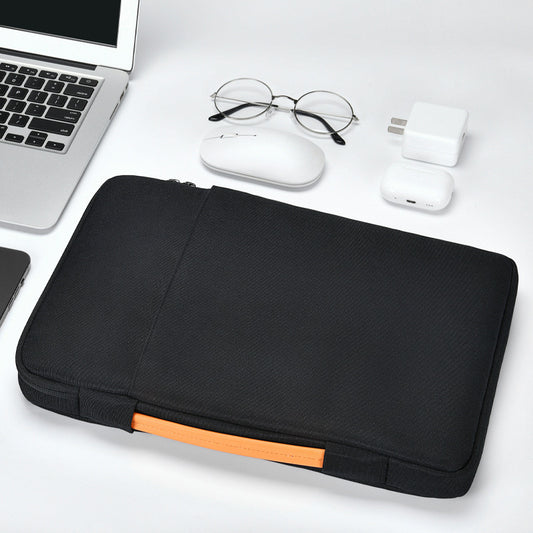 Portable Shockproof Laptop Sleeve – Fleece-Lined with Luggage Strap