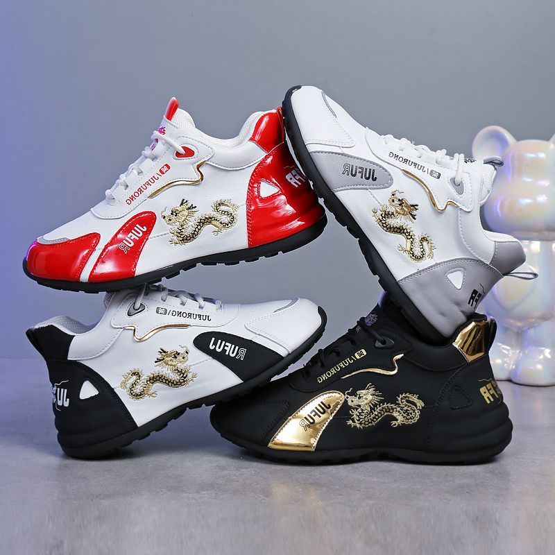Unisex Lightweight Fashion Sneakers – Breathable, Thick Sole, Trendy Sports Shoes for Outdoor & Everyday Comfort