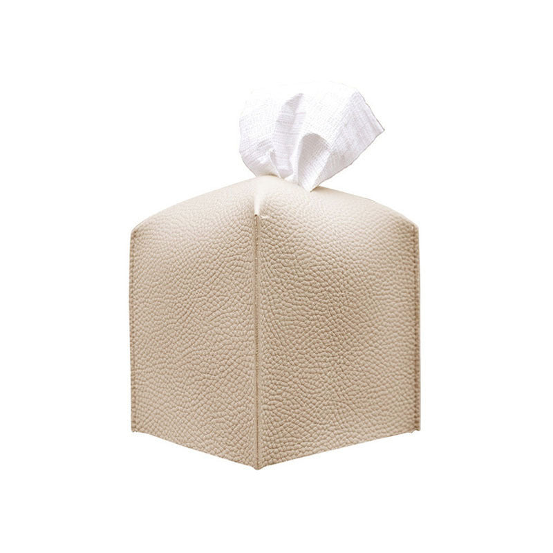PU Leather Tissue Box – Foldable Rectangular Tissue Holder for Car, Home, Office, Bathroom & Hotel (Large & Small Sizes)