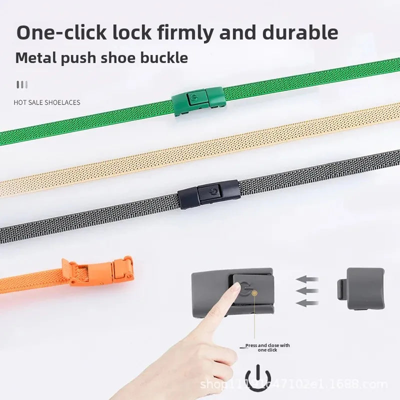 Lazy Person Elastic-free Shoelace