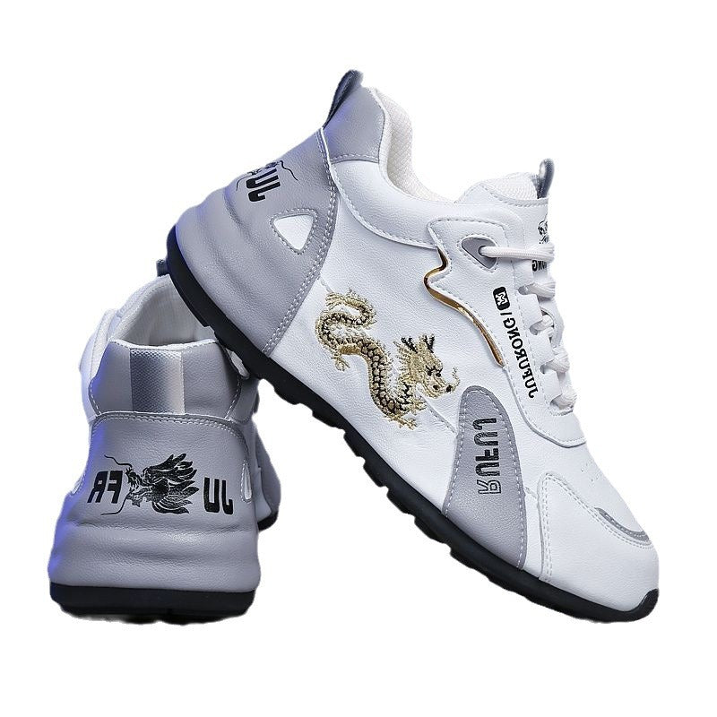 Unisex Lightweight Fashion Sneakers – Breathable, Thick Sole, Trendy Sports Shoes for Outdoor & Everyday Comfort
