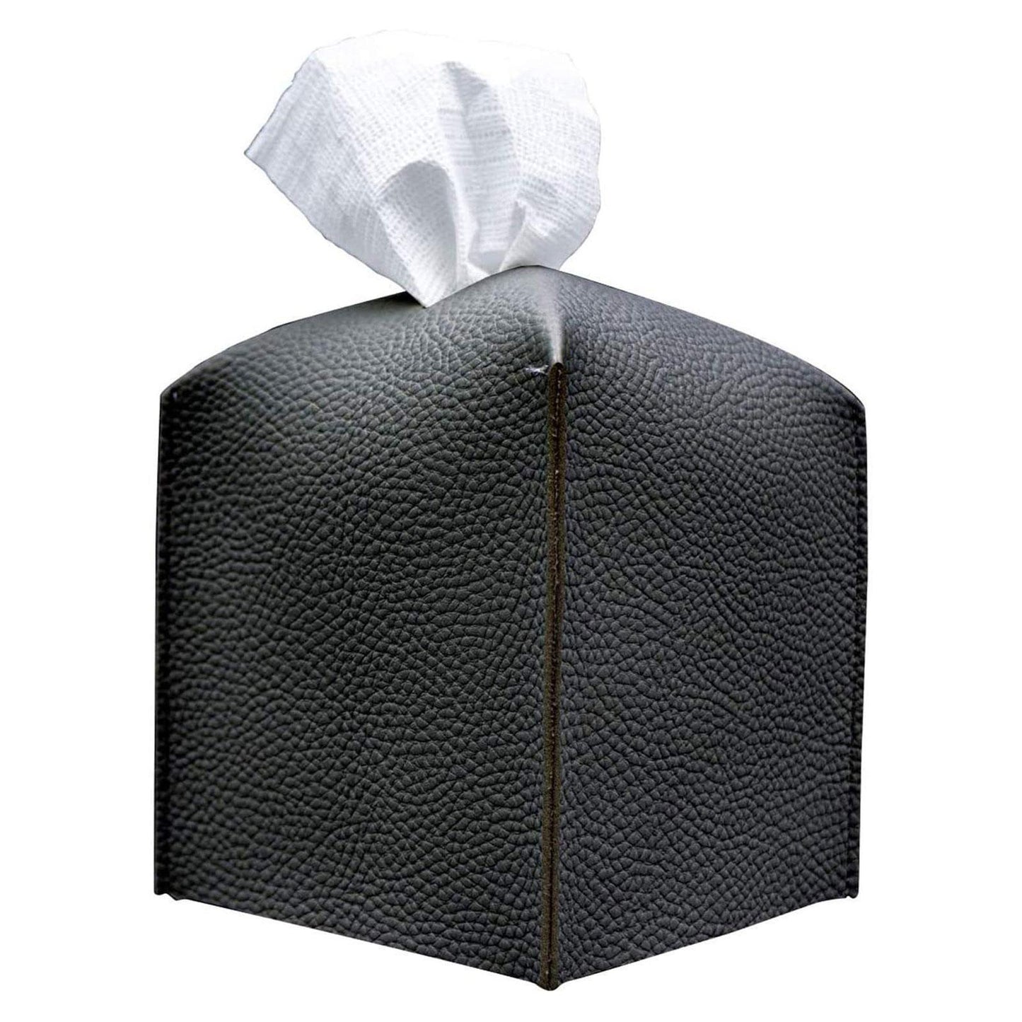 PU Leather Tissue Box – Foldable Rectangular Tissue Holder for Car, Home, Office, Bathroom & Hotel (Large & Small Sizes)