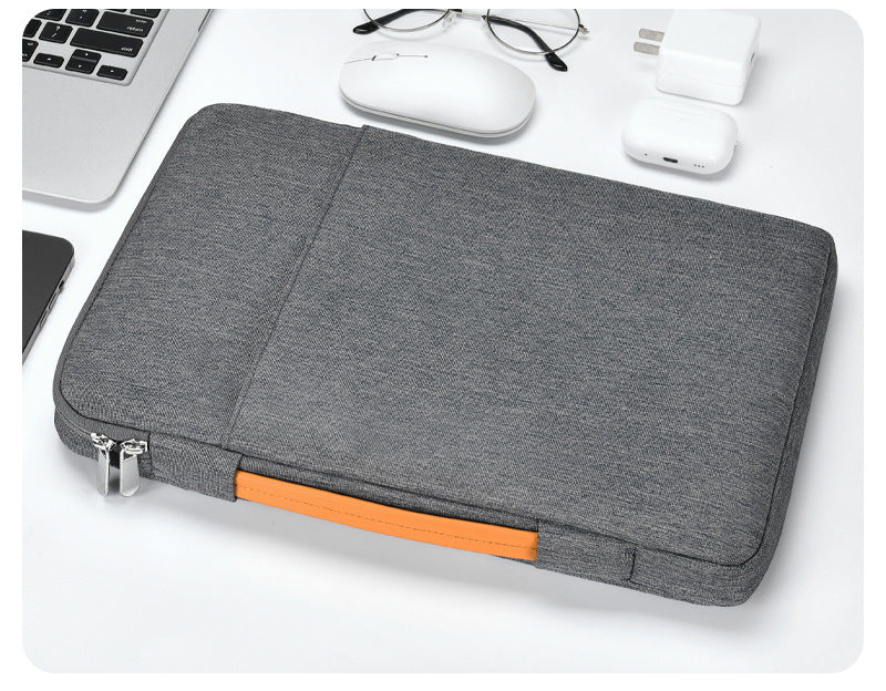 Portable Shockproof Laptop Sleeve – Fleece-Lined with Luggage Strap