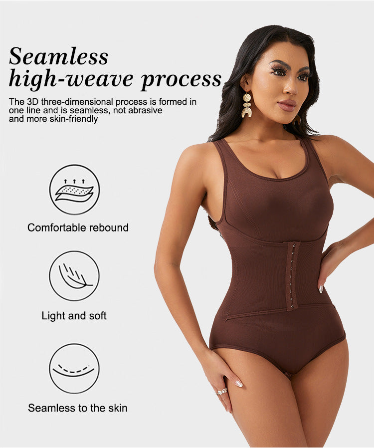 Enhanced Buckle Triangle Body Shaper for Women