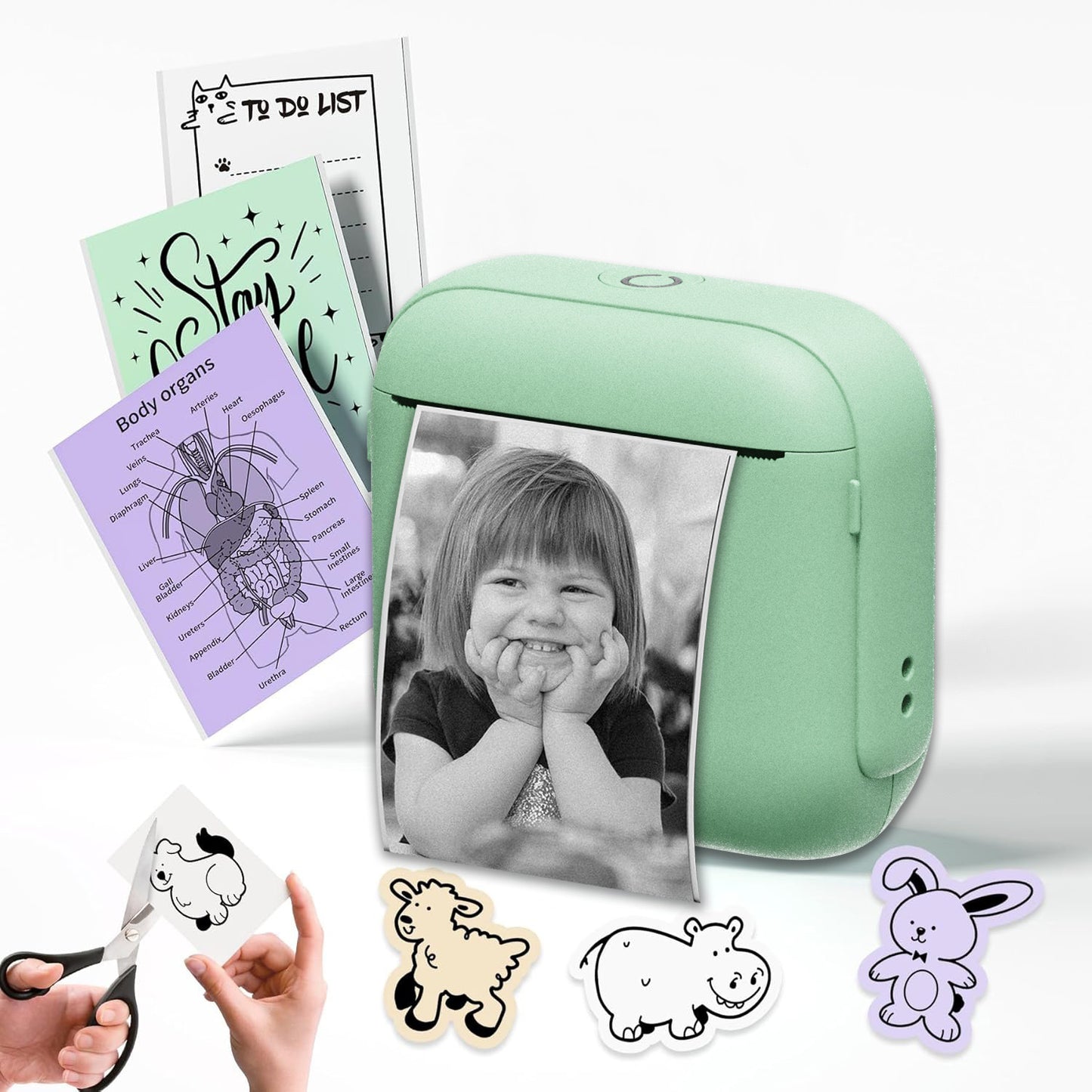 Mini Portable Thermal Printer – Wireless Pocket Photo & Label Printer