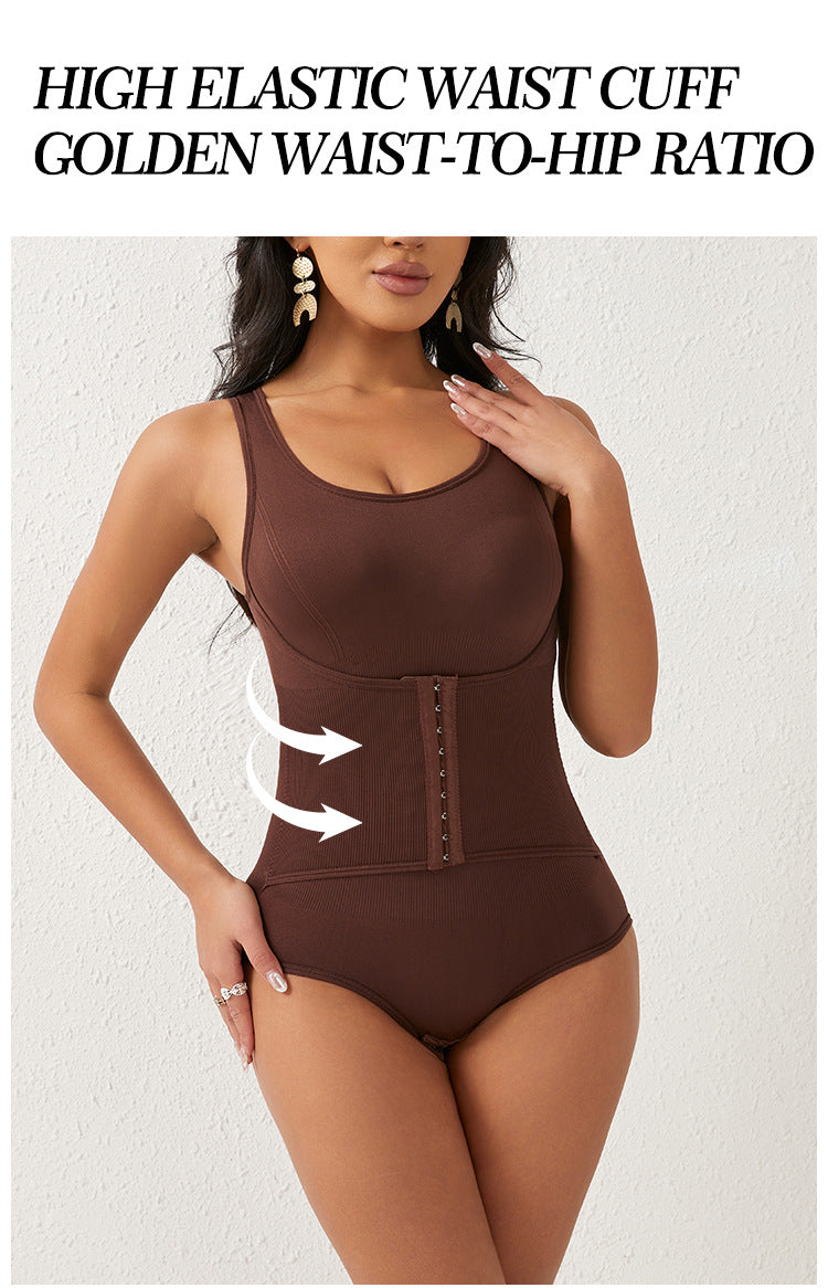 Enhanced Buckle Triangle Body Shaper for Women
