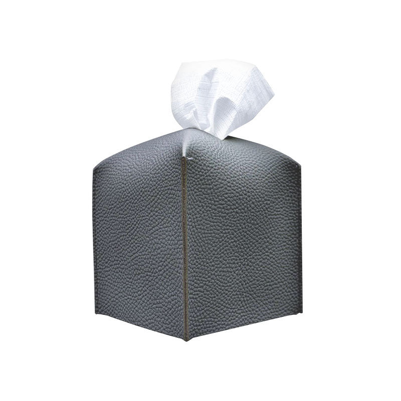 PU Leather Tissue Box – Foldable Rectangular Tissue Holder for Car, Home, Office, Bathroom & Hotel (Large & Small Sizes)