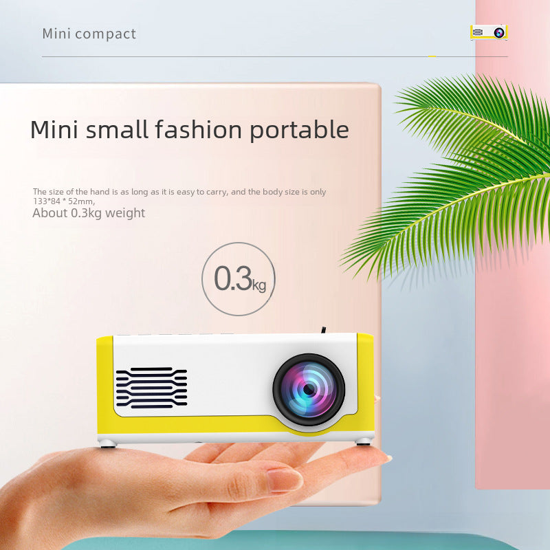 New Cross-border Hot Selling M1 Mini Light And Convenient Projector Portable Children Projection