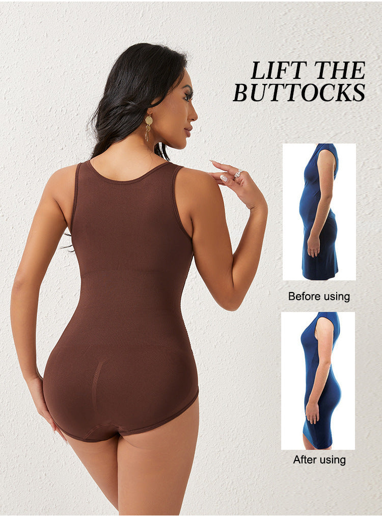 Enhanced Buckle Triangle Body Shaper for Women