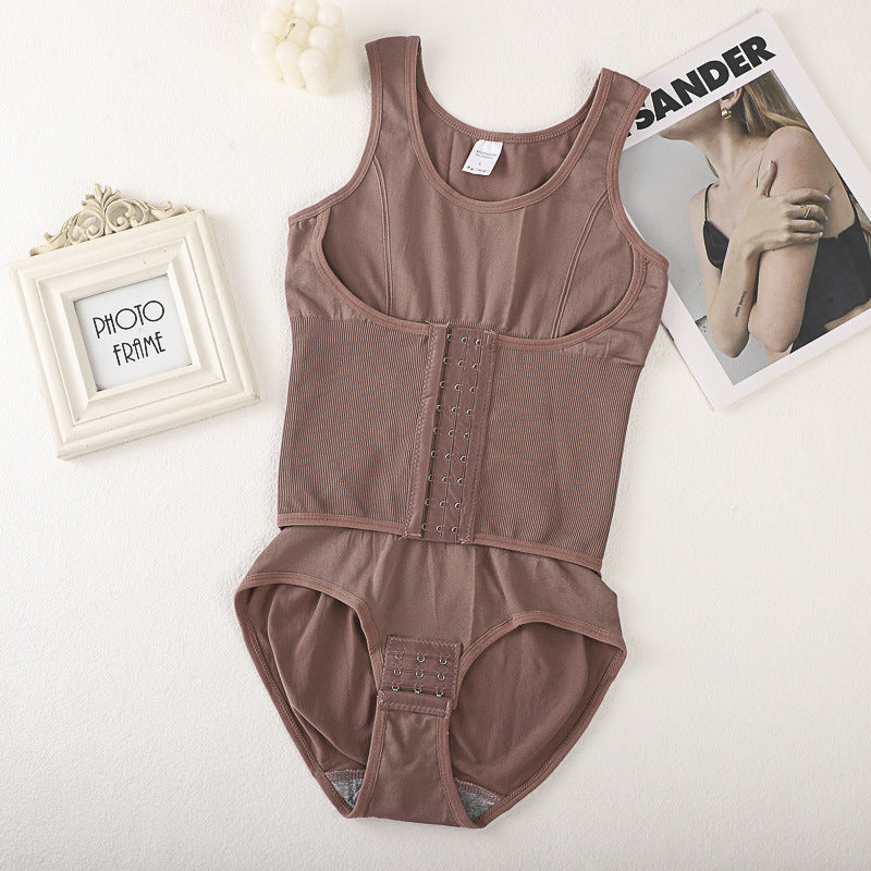 Enhanced Buckle Triangle Body Shaper for Women