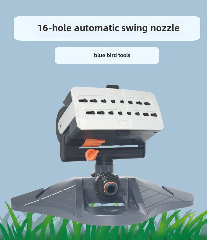 Turret Automatic Swing Sprinkler – Durable Garden Watering System for Yard & Landscape Irrigation