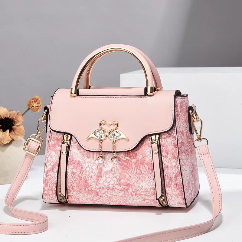 All-Match Simple Crossbody Bag for Women – Stylish PU Leather Shoulder Bag with Weaving Design