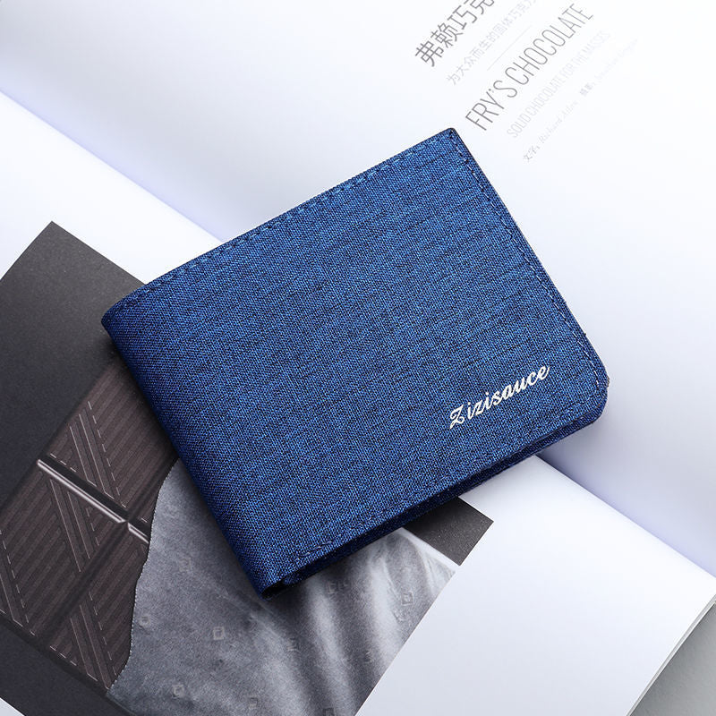 Unisex Anti-Cut Student Wallet – Compact & Casual Urban Style ID Holder | Multi-Functional Mini Card & License Bag