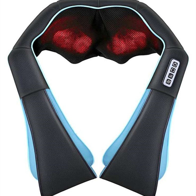 Multifunctional Kneading Massager for Lumbar, Neck, Shoulder & Leg – Physiotherapy Massager for Body pain - Deep Tissue 3D Kneading Pillow - Relieve Muscle Pain