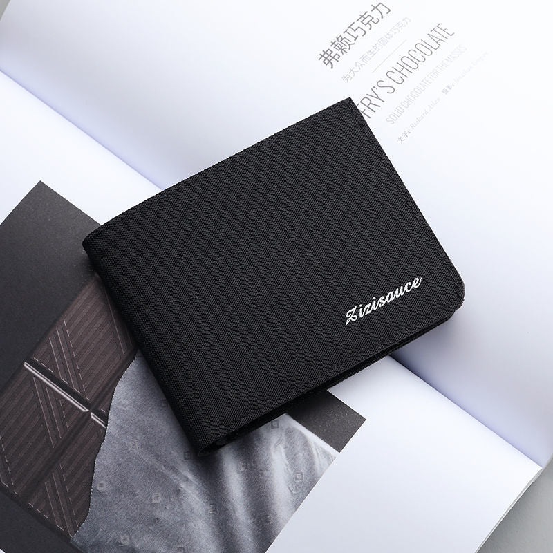 Unisex Anti-Cut Student Wallet – Compact & Casual Urban Style ID Holder | Multi-Functional Mini Card & License Bag