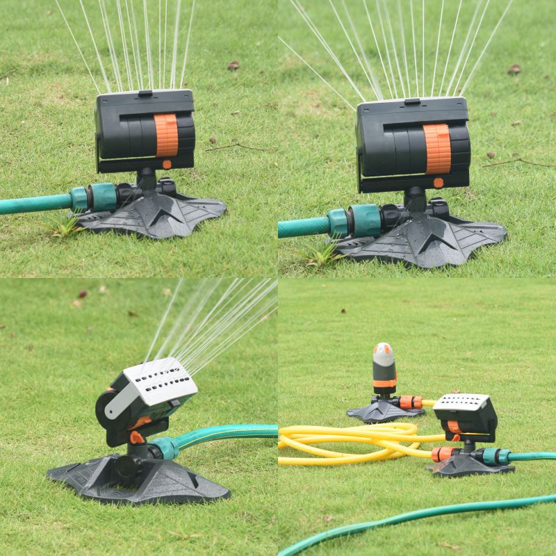Turret Automatic Swing Sprinkler – Durable Garden Watering System for Yard & Landscape Irrigation