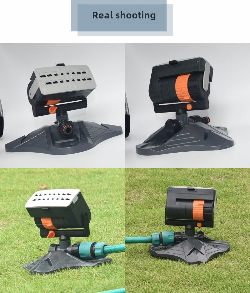 Turret Automatic Swing Sprinkler – Durable Garden Watering System for Yard & Landscape Irrigation
