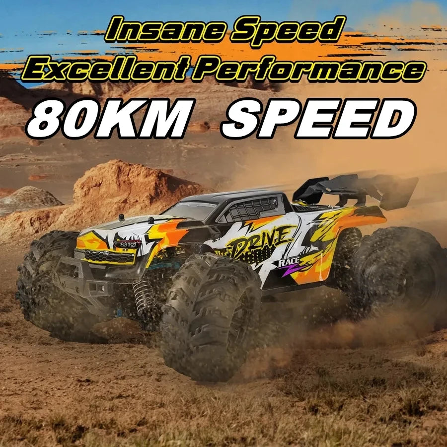 Remote Control Car off Road 4X4 RC High Speed Buggy Truck Super Brushless 50 or 80KM/H Fast Drift Racing Toy Kids Adults