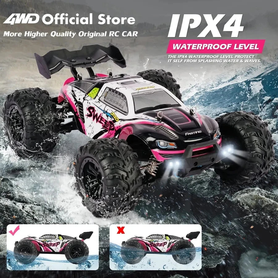 Remote Control Car off Road 4X4 RC High Speed Buggy Truck Super Brushless 50 or 80KM/H Fast Drift Racing Toy Kids Adults