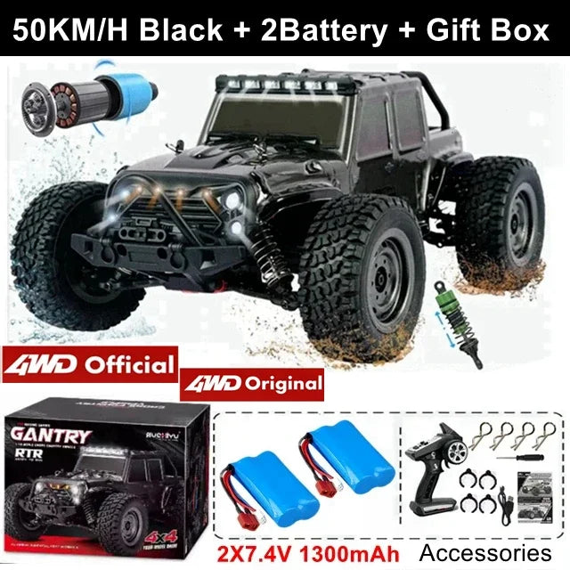 Remote Control Car off Road 4X4 RC High Speed Buggy Truck Super Brushless 50 or 80KM/H Fast Drift Racing Toy Kids Adults