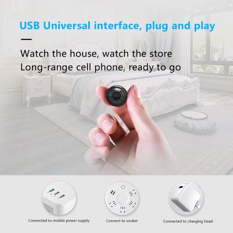 X5 Mini HD 1080P WiFi Camera – Compact & Portable