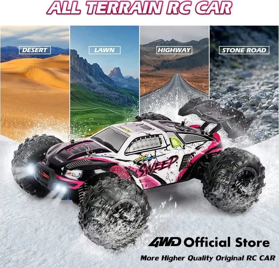Remote Control Car off Road 4X4 RC High Speed Buggy Truck Super Brushless 50 or 80KM/H Fast Drift Racing Toy Kids Adults