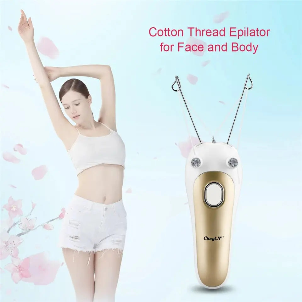 USB Rechargeable Body Hair Remover Women's Cotton Thread Leg Arm Shaver Razor Lady Beauty Neck Defeatherer Hair Epilator