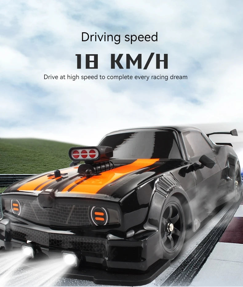 AE86 1: 16 Racing Drift CAR with Remote Control Toys RC Car Drift High-Speed Race Spray 4WD 2.4G Electric Sports Vehicle Gifts