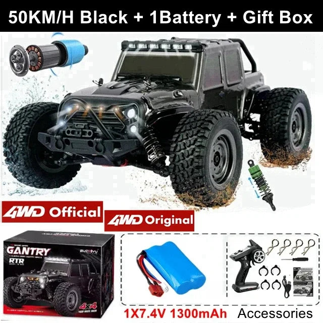 Remote Control Car off Road 4X4 RC High Speed Buggy Truck Super Brushless 50 or 80KM/H Fast Drift Racing Toy Kids Adults