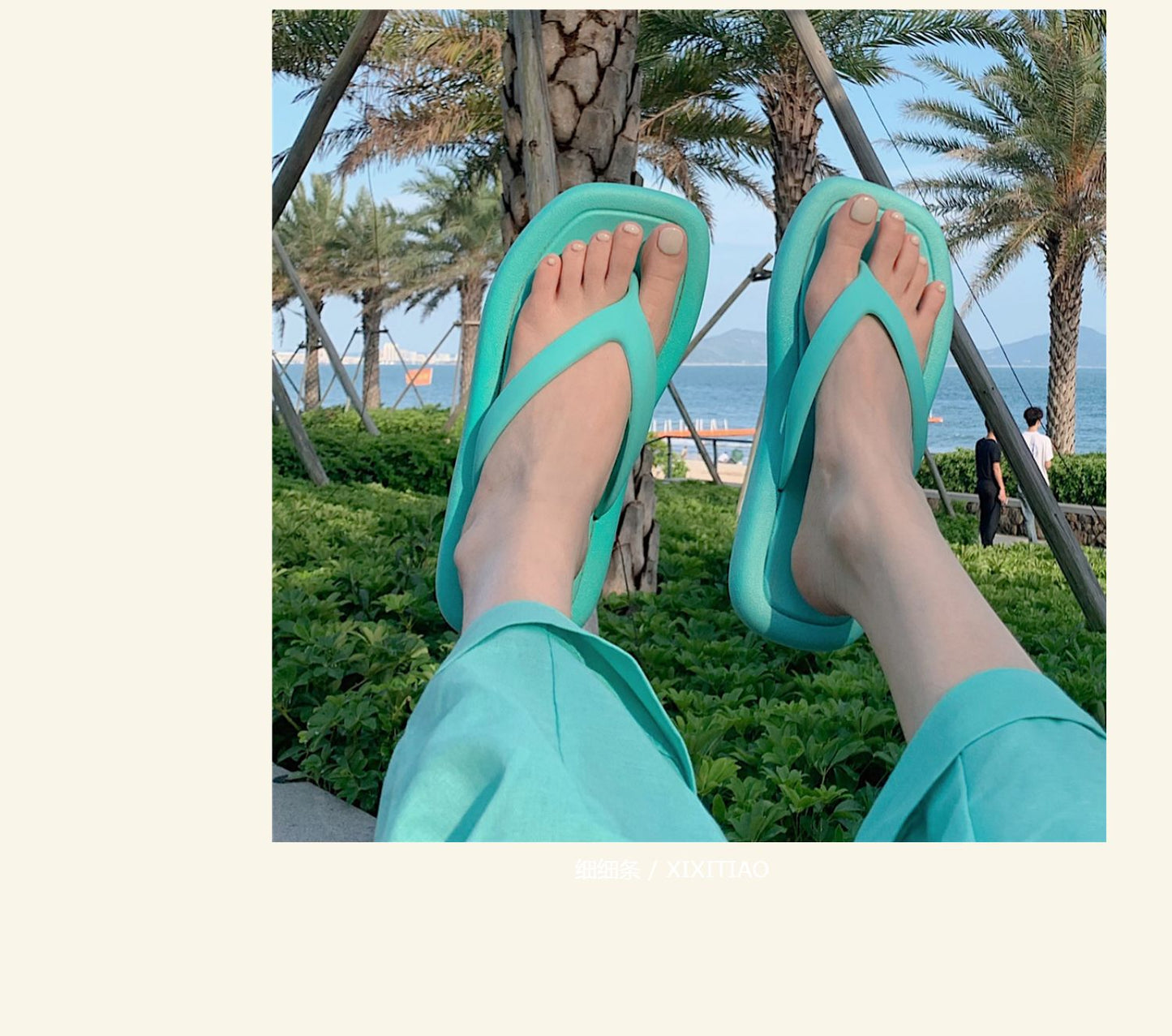 Fashion Solid Color Flip-Flops – Women’s Soft Bottom PVC Slippers for Everyday Comfort