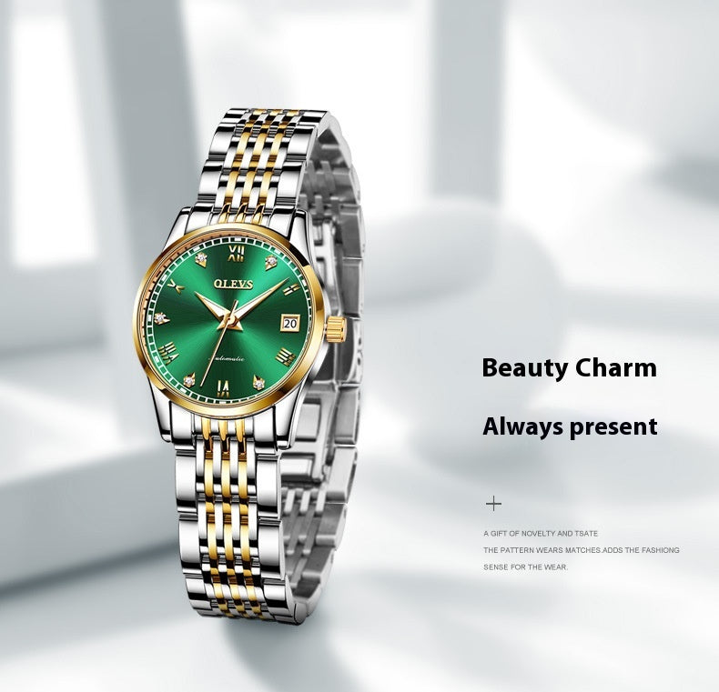 Women's Automatic Mechanical Watch – Simple, Elegant & Waterproof